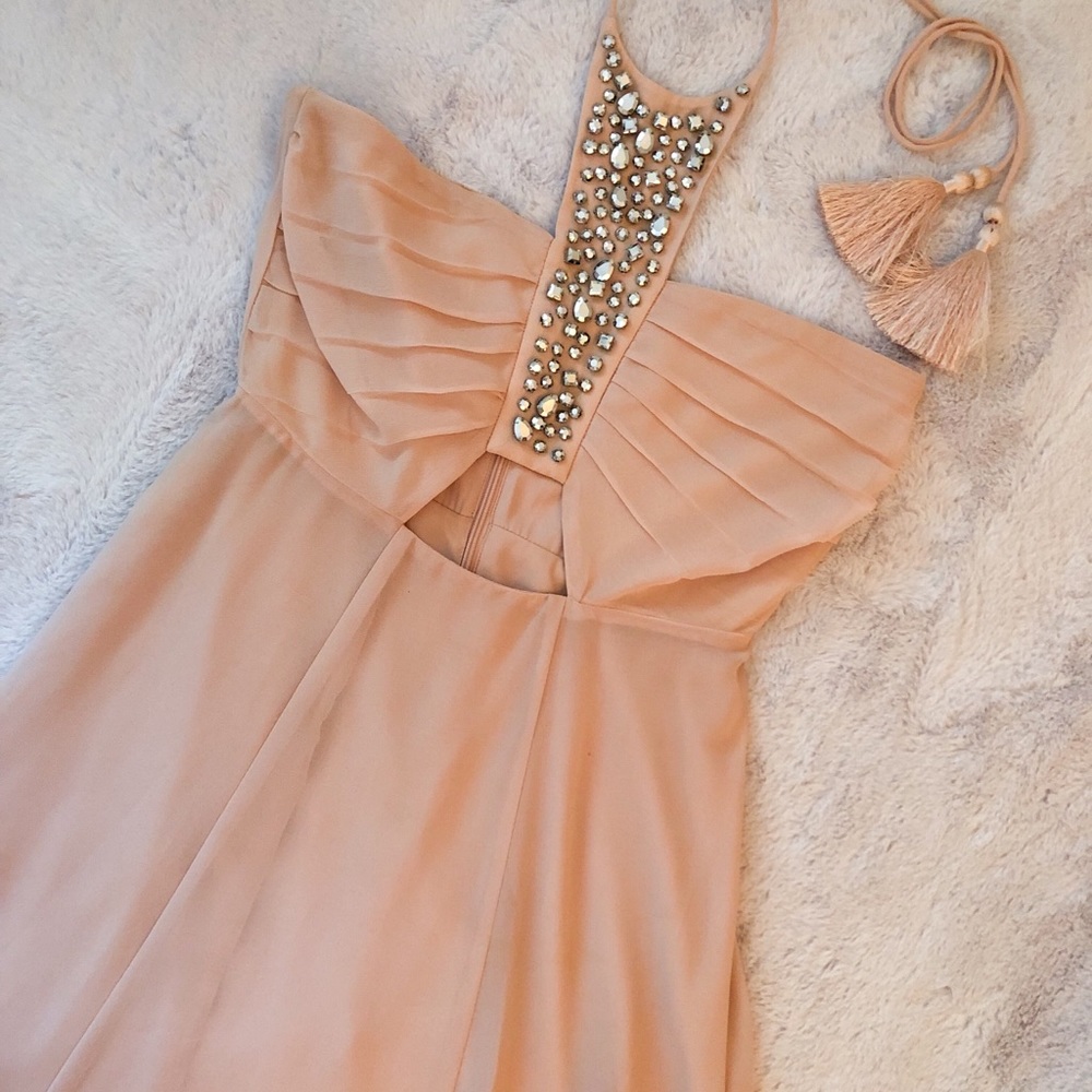 Dusty pink prom dress 🌸